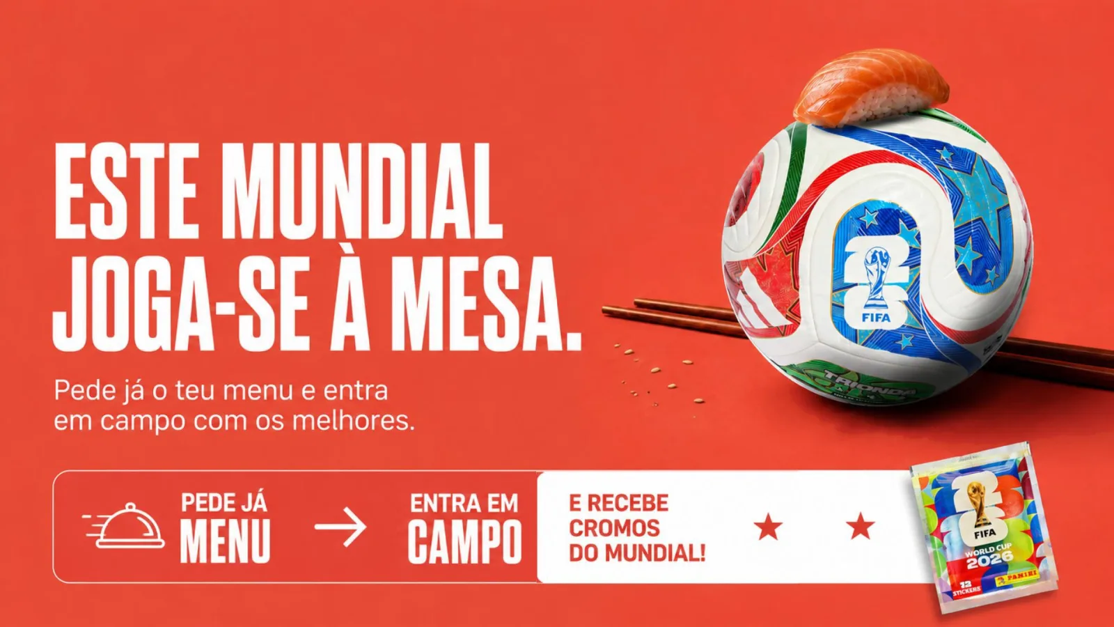 Entra em Campo com o Sushi&CO