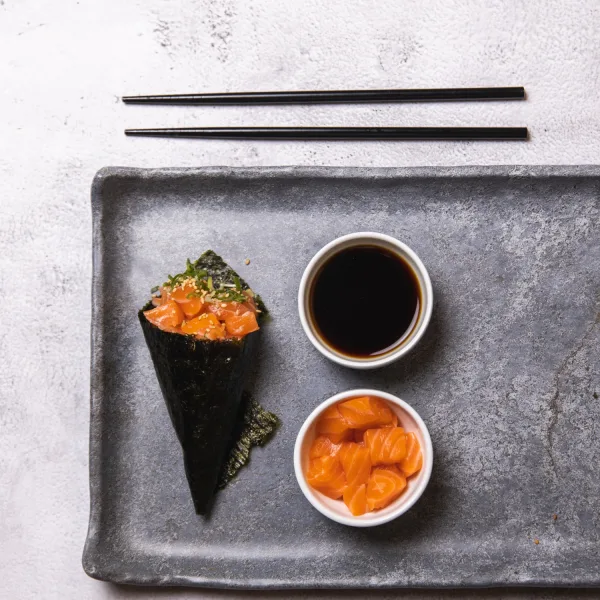 Temaki de Salmão